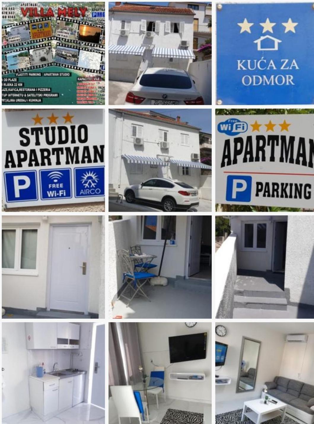 Villa Mely CRIKVENICA KVARNER Esterno foto